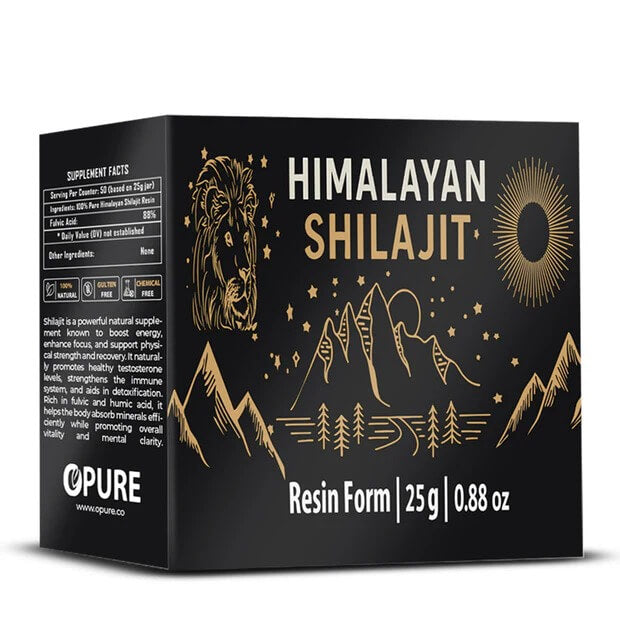 Pure Himalayan Shilajit Resin - Free Shilajit Spoon!