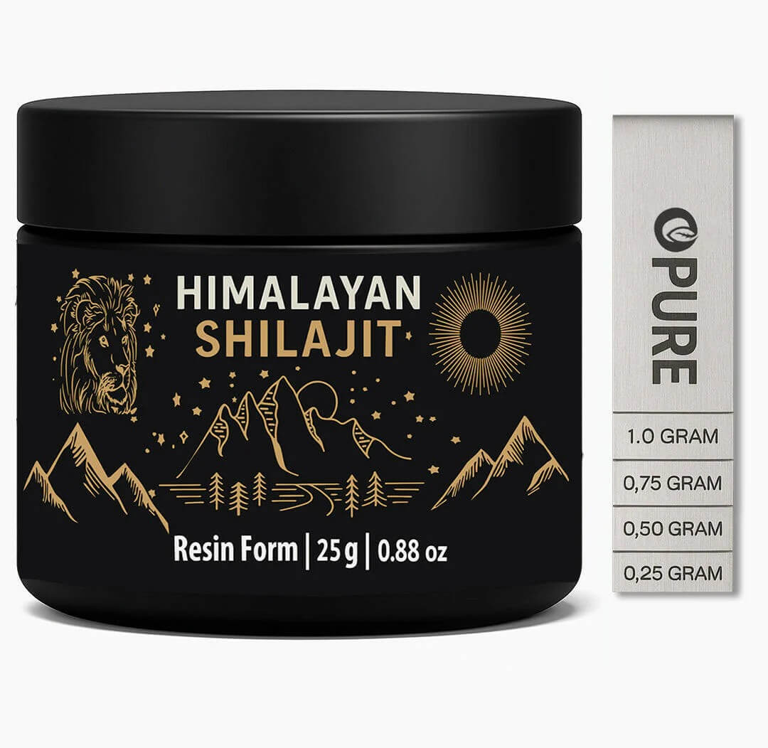 Pure Himalayan Shilajit Resin - Free Shilajit Spoon!